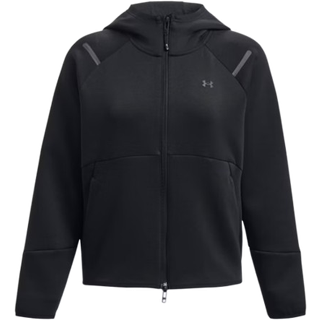 Sweatshirt med hætte Under Armour Unstoppable Flc FZ-BLK 1379842-001 Størrelse S