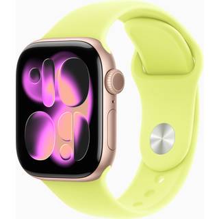 Apple Watch S11 (2025) GPS 42 mm - Rose Gold Aluminium - Light Blush Sport Band S/M