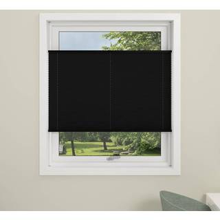 Debel Plissegardin Flex sort 90x210 cm