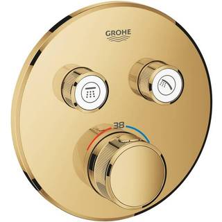 Grohe GRT SmartControl brus Forplade, Termostat med 2 ventiler, cool sunrise