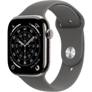 Apple Watch S11 42mm CEL (Natural Titanium/Stone Gray Sport Band) S/M