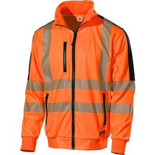 Sweatshirt 6122P Sort/Orange Str. 2XL