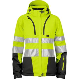 ProJob 646424 6424 foret jakke dame en iso 20471 klasse 3/2 / Arbejdsjakke yellow/black XL