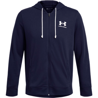 Sweatshirt med hætte Under Armour UA Rival Terry LC FZ 1370409-410 Størrelse M