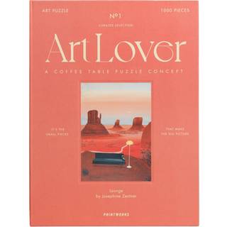 Printworks Art Lover Puslespil Lounge 1000 Dele - Spejle Papir Rosa - PW00694