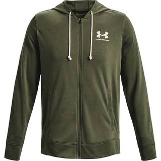 Under Armour Rival Terry Men's Full-Zip Marine OD Green / Onyx White S