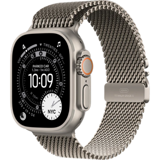 Apple Watch Ultra 3 49mm (Naturaligt Titanium/Naturaligt Titanium Mil. Loop) S
