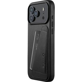 iPhone 17 Pro Max Mujjo Wallet Leather Cover - MagSafe Kompatibel - Black