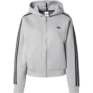 adidas Originals 3-Stripes Spacer Full Zip Hoodie, Grå - L