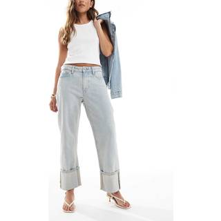 Relaxed 90's Cropped Jeans - Blue - 26LG