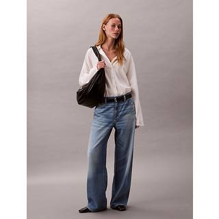 90's Low Rise Baggy Jeans - Blue - 31RG