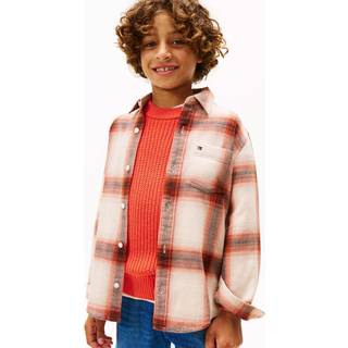 Tommy Hilfiger Tommy Hilfiger Normal pasform Vaflet Ternet Skjorte - 110116cm