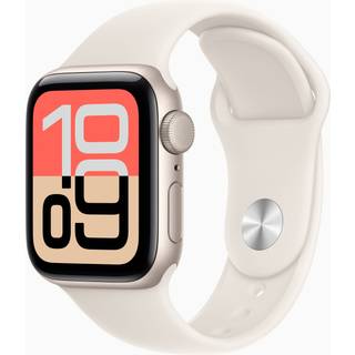 Apple Watch SE 3 (2025) GPS 44 mm - Starlight Aluminium - Starlight Sport Band S/M