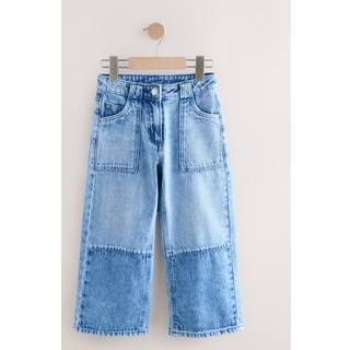 Next Mid Blue Denim Wide Leg Jeans (3-16yrs)