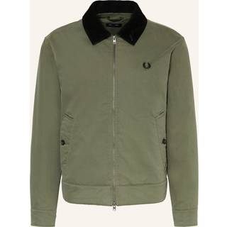 Fred Perry Herren Jacke grün unifarben