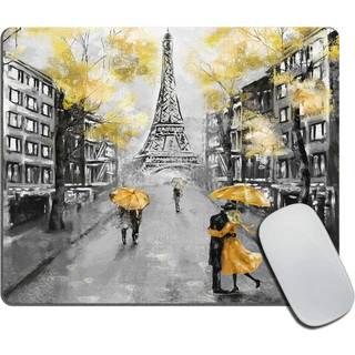 Musemtte Oliemaleri Paris Europisk Bylandskab Frankrig Eiffeltrnet Musemtte Musemtte Firkantet musemtte Skridsikret gummibase Musemtter ti