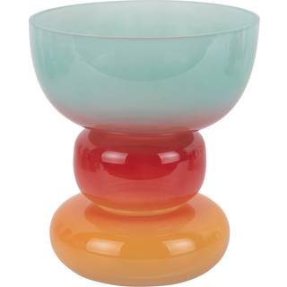 Vase Summer Vibes Ø18cm glas multifarvet