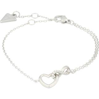 Guess JUBB05531JWRHS Damen-Armband Infinity Herz S