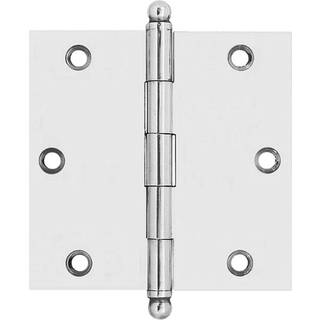 idh af St. Simons 82525-026 Professionel kvalitet massiv messing 2-1/2"""" kabinethngsler (par) 2-1/2 x 2-1/2-tommer poleret krom