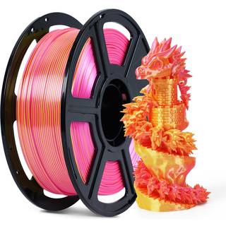 Flashforge silke pla 3D printer filament silke skinnende hurtig farve ændring flerfarvet silke pla gradient filament 1,75 mm 1 kg (2,2 lb