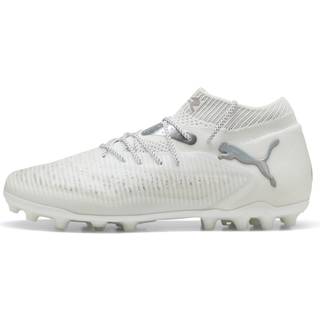 PUMA FUTURE 8 ULTIMATE MG Football Boots Unisex, Shoes, White/Matte Silver, 40.5