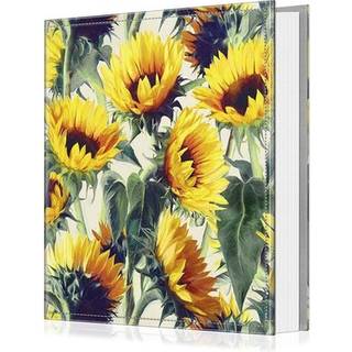 Fintie fotoalbum 4x6 fotos - 600 lommer stor kapacitet fotobog cover til familie bryllupsdag baby ferie billeder solsikker