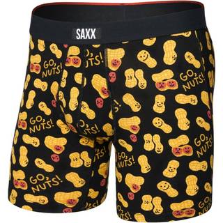 Saxx Vibe Xtra Boxer Brief Fly Syntetisk undertøj Herrer størrelse L farve sort