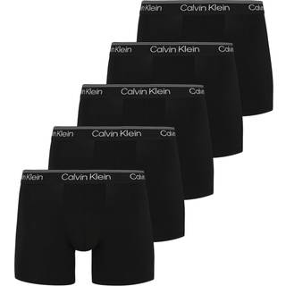 5 Pack Boxer Briefs - Microfibre Stretch - Black - S