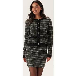 Viaudrey Check L/S Knit Cardigan