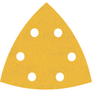 BOSCH Sæt af 50 EXPERT delta slibepapir 93x93 mm, R240, 6 huller