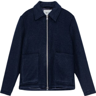 NN07 Gael Jacket Navy Blue