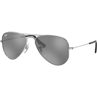 Ray - Ban Børn RJ9506S JUNIOR AVIATOR 212/6G Solbriller Metal Sølv Grå Pilot Normal