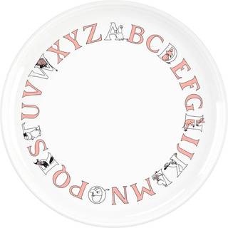 Rig-tig Moomin Abc Tallerken 20 Cm - Børnetallerkner Polypropylen Salmon - Z00704