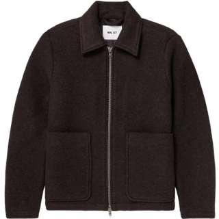 NN07 - Gael 8267 Brushed Wool-Blend Jacket - Men - Brown - M