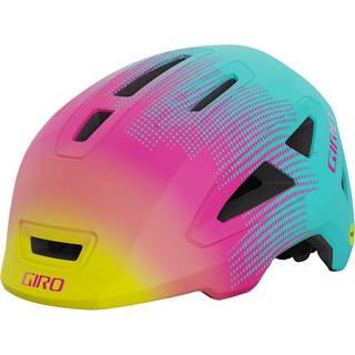 Giro Scamp II ungdomscykelhjelm - mat blgrn/pink trne ??- strrelse XS (45-49 cm)