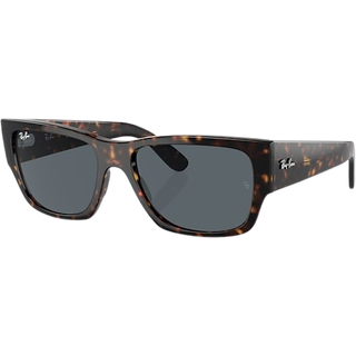Ray - Ban Unisex RB0947S CARLOS 902/R5 Solbriller Acetat Skildpadde Blå Firkantet Normal Antiblænding
