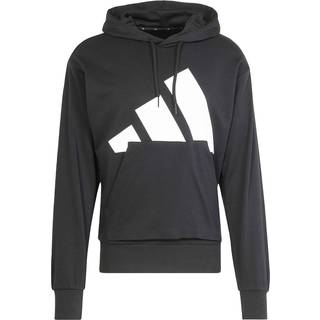 Essentials Big Logo French Terry hættetrøje - Black / White - XS