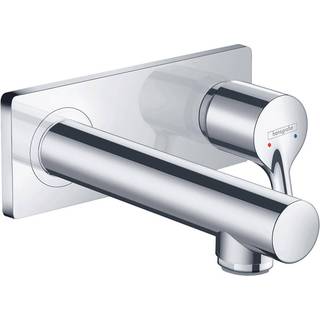 Hansgrohe Talis S håndvaskarmatur til væg, M. bundventil, 165mm tud Krom