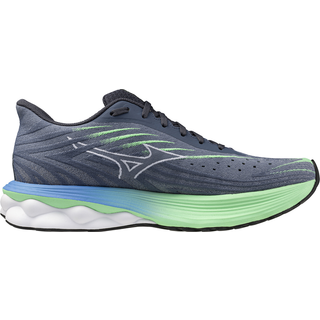 Mizuno Men's Wave Skyrise 6 Vintage Indigo/white/neo Mint, 44.5