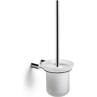 Pressalit Choice toiletbørste i poleret rustfri stål - m/glasskål