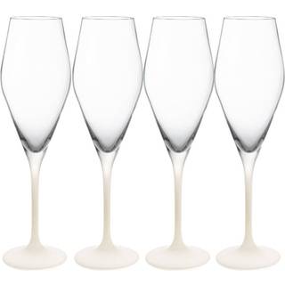 Villeroy & Boch Manufacture Rock Champagneglas 26 Cl 4-pak t - Champagneglas Krystalglas Hvid - 1137998131