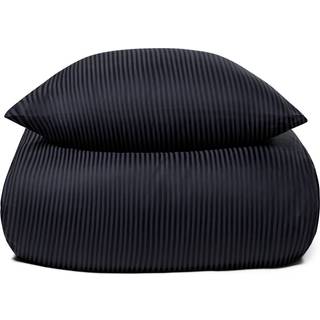 Sengetøj i 100% Egyptisk bomuld - 140x220 cm - Mørkeblåt sengetøj - Ekstra blødt sengesæt fra By Borg
