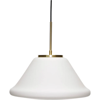 Hübsch Muse Pendel Triangulær Hvid