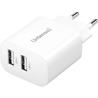 Intenso® USB Multiport lader 24W (2xUSB-A) PD 3.0 og QC 4.0