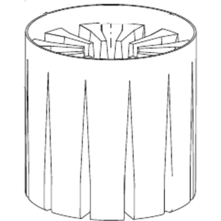 Nilfisk Stjernefilter,M-klasse D400x300 mm.
