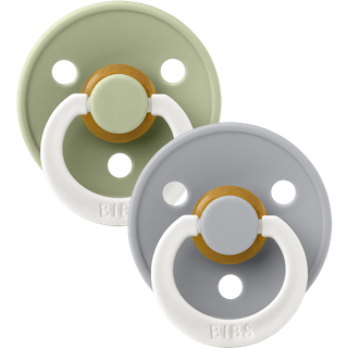 BIBS Colour Latex 6+ mdr. (Sage GLOW/Cloud GLOW) 2-pak - 2 stk