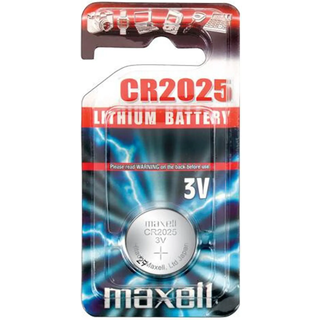 Maxell Lithium Knapcelle Batteri CR2025 1 stk blister