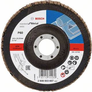 Bosch Flap Disc Standard for Metal X431 125 mm P60