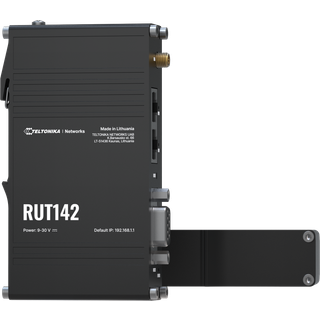 Teltonika RUT142 (EU) Ethernet router, trådløs router Hurtigt ethernet Enkelt band (2,4 GHz) Sort