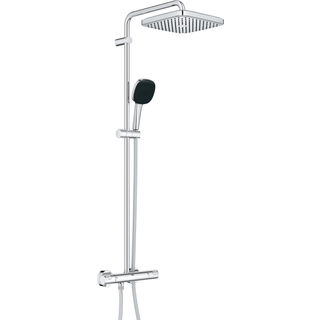 Grohe Vitalio Comfort 250 Brusesystem med termostat til vægtmontering i krom